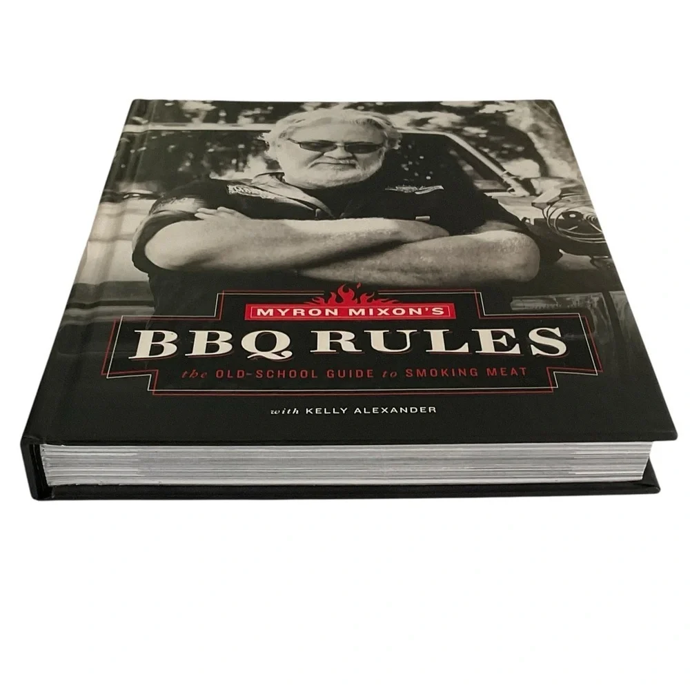 Myron Mixon BBQ Rules Hardcover Smoker Cookbook Guide